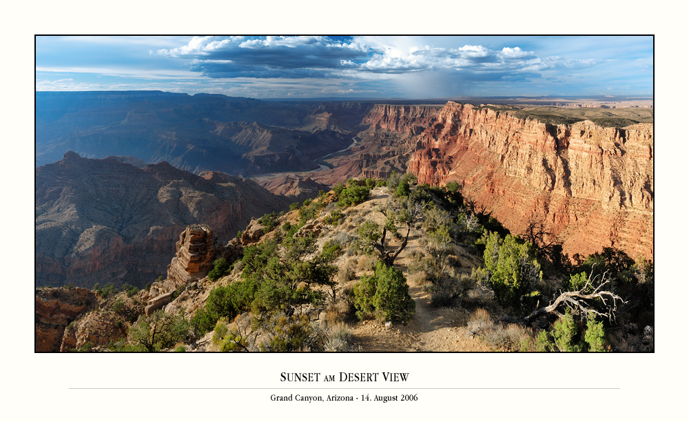 Sunset am Desert View