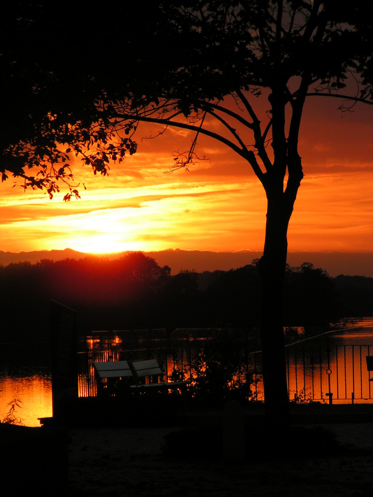 Sunset am Dieksee