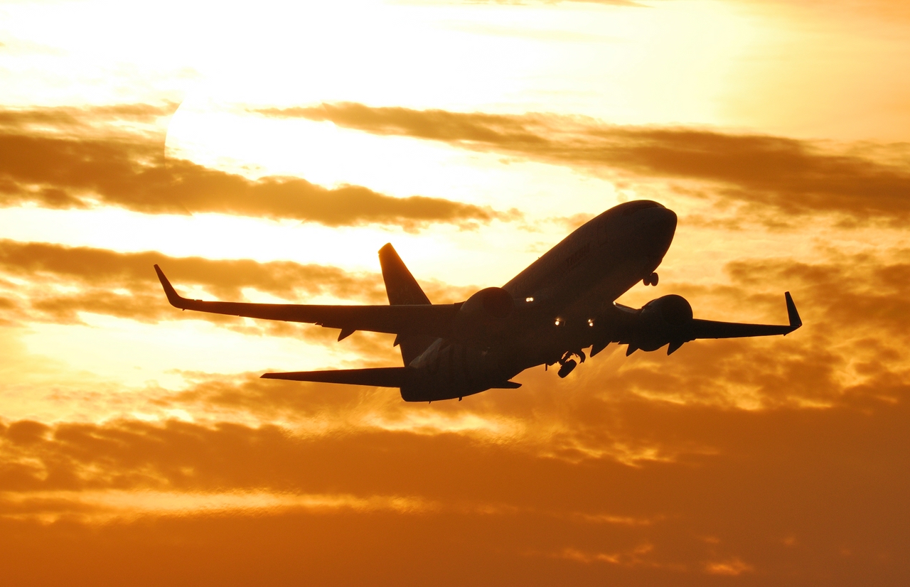 Sunset am Flughafen München „Franz Josef Strauß“