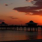 Sunset am Fort Myers Pier