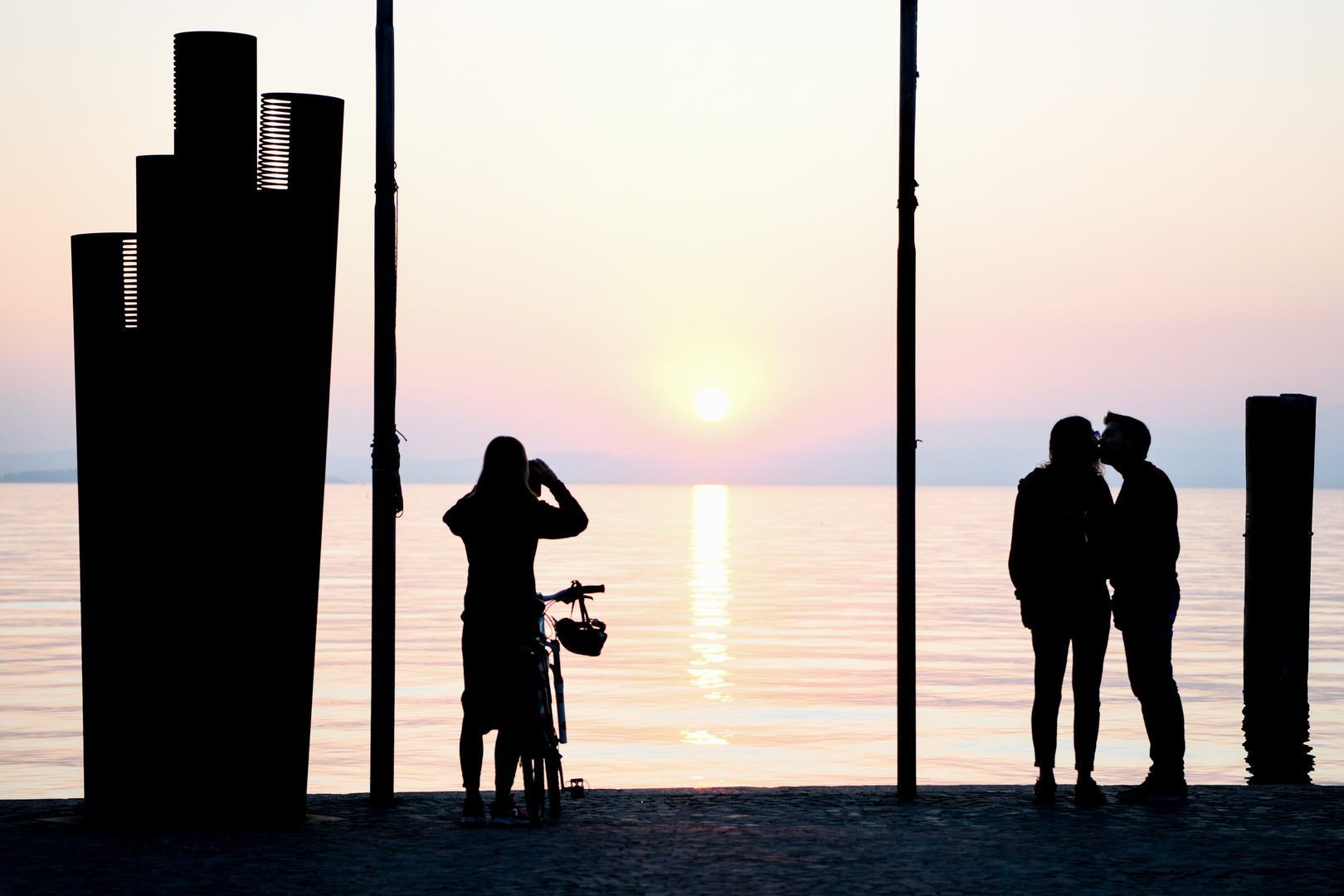 Sunset am Gardasee