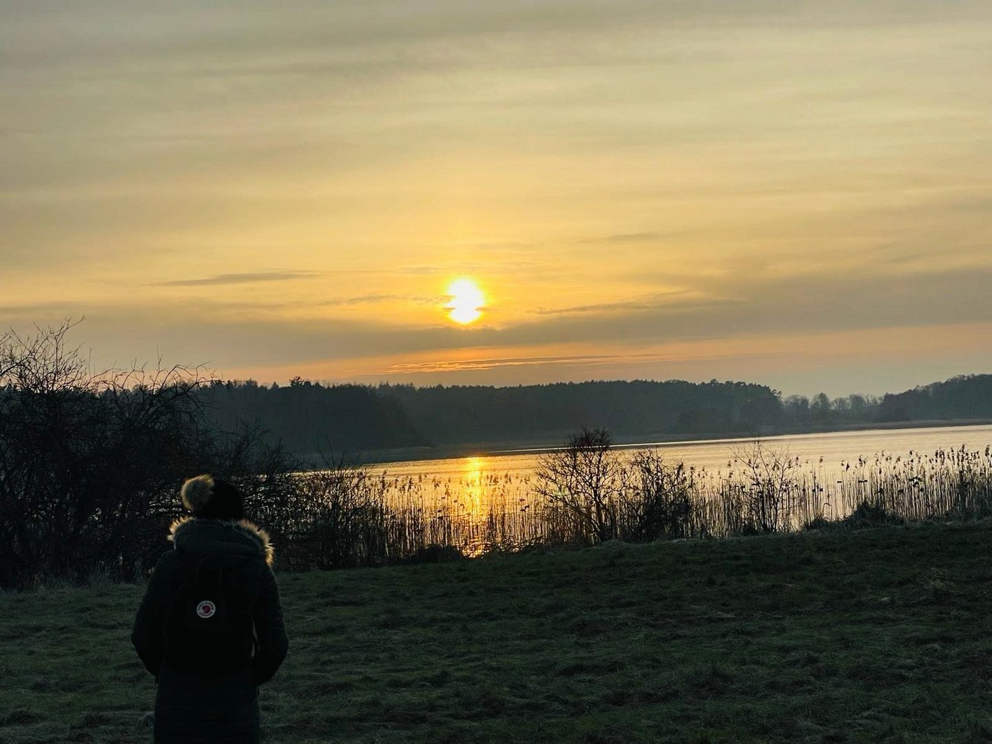 SUNSET AM GARDER SEE