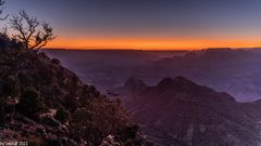 sunset am Grand Canyon