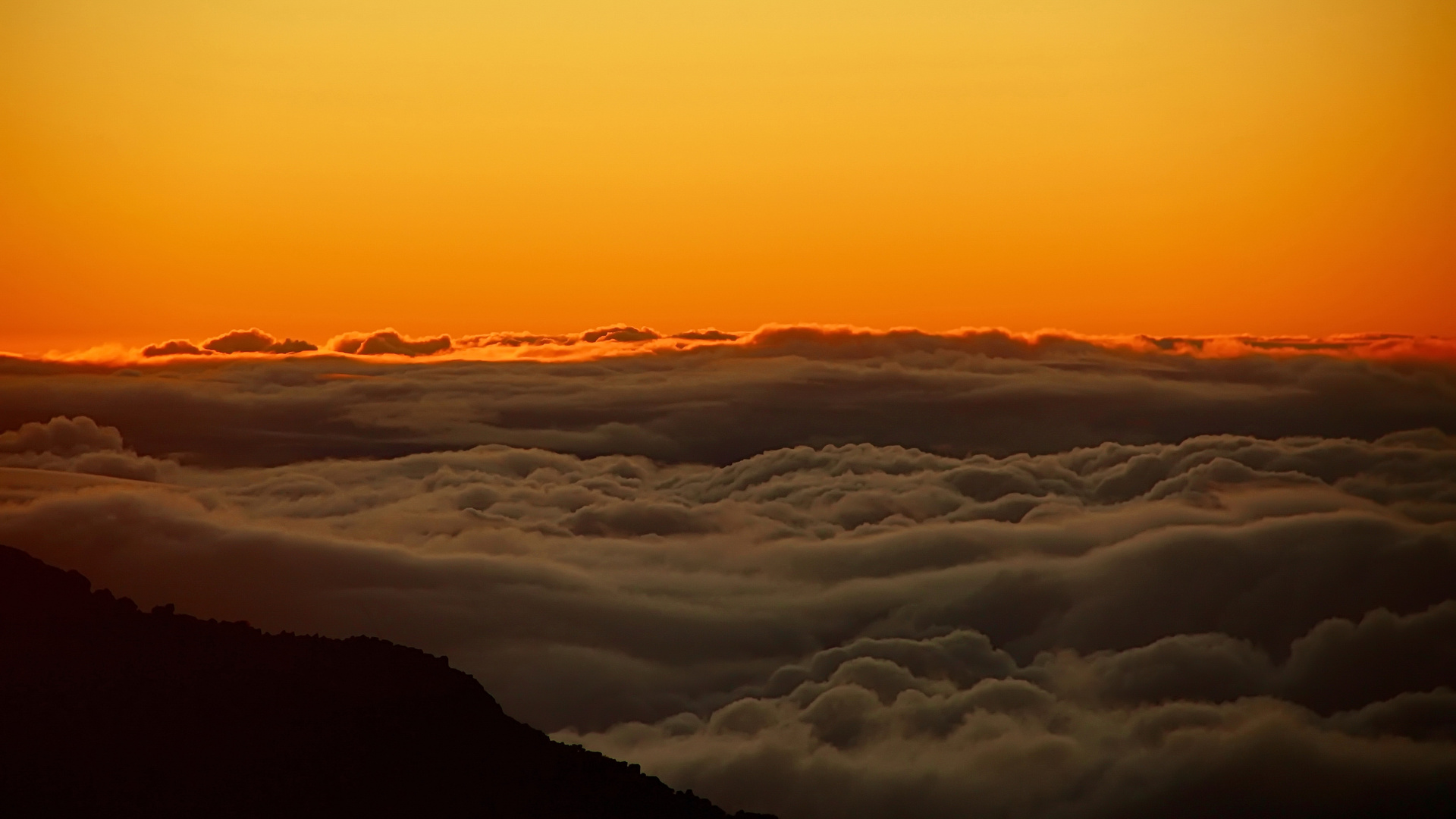 sunset am Haleakala