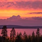 Sunset am Jerisjärvi/Lappland