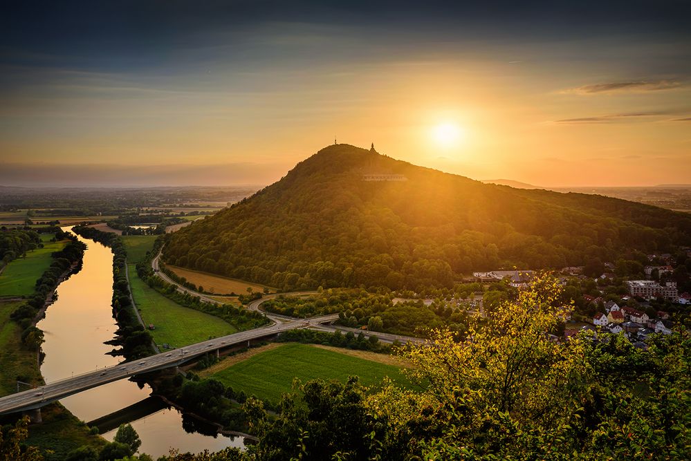 Sunset am Kaiser-Wilhelm-Denkmal