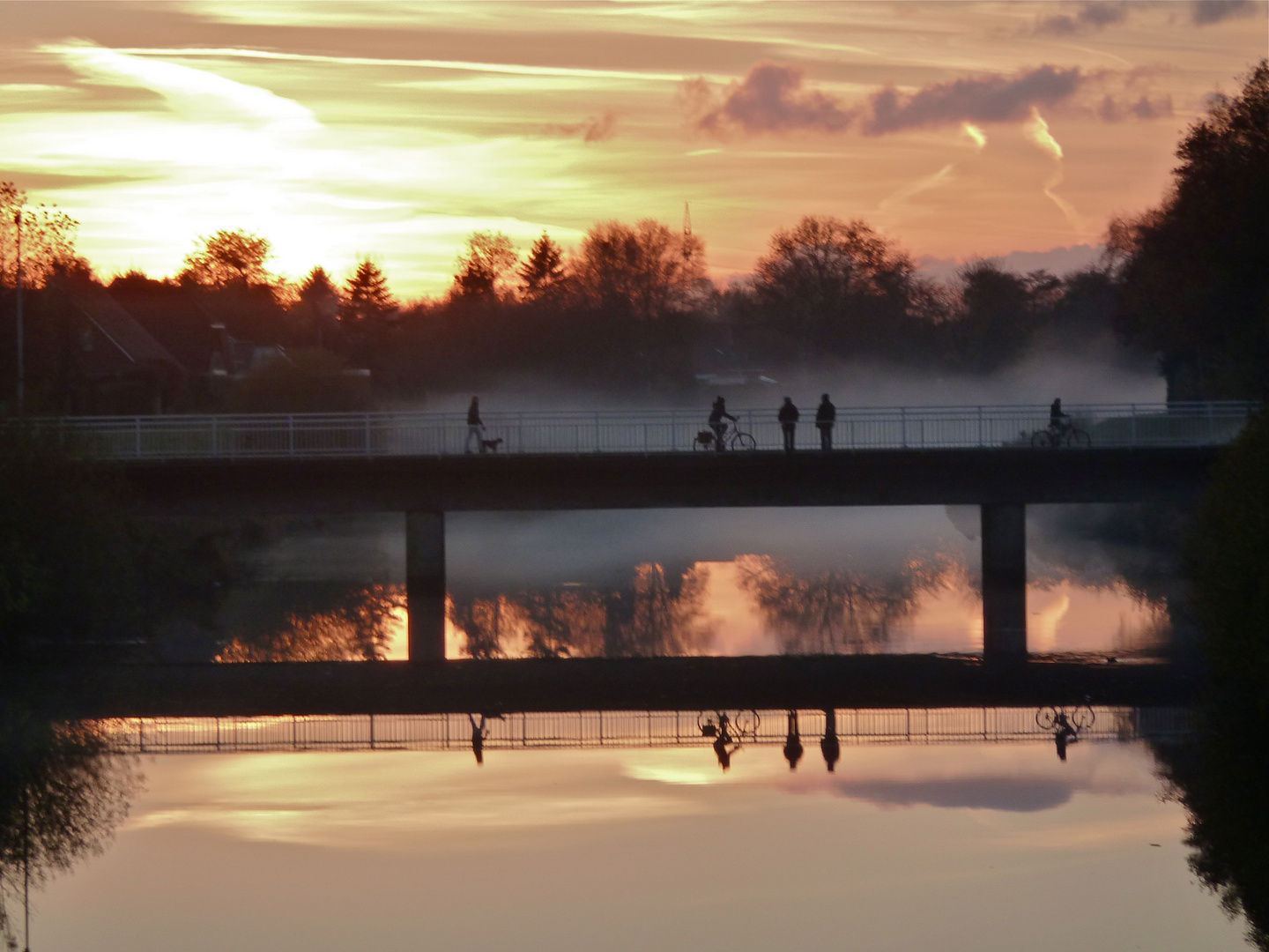 Sunset am Kanal