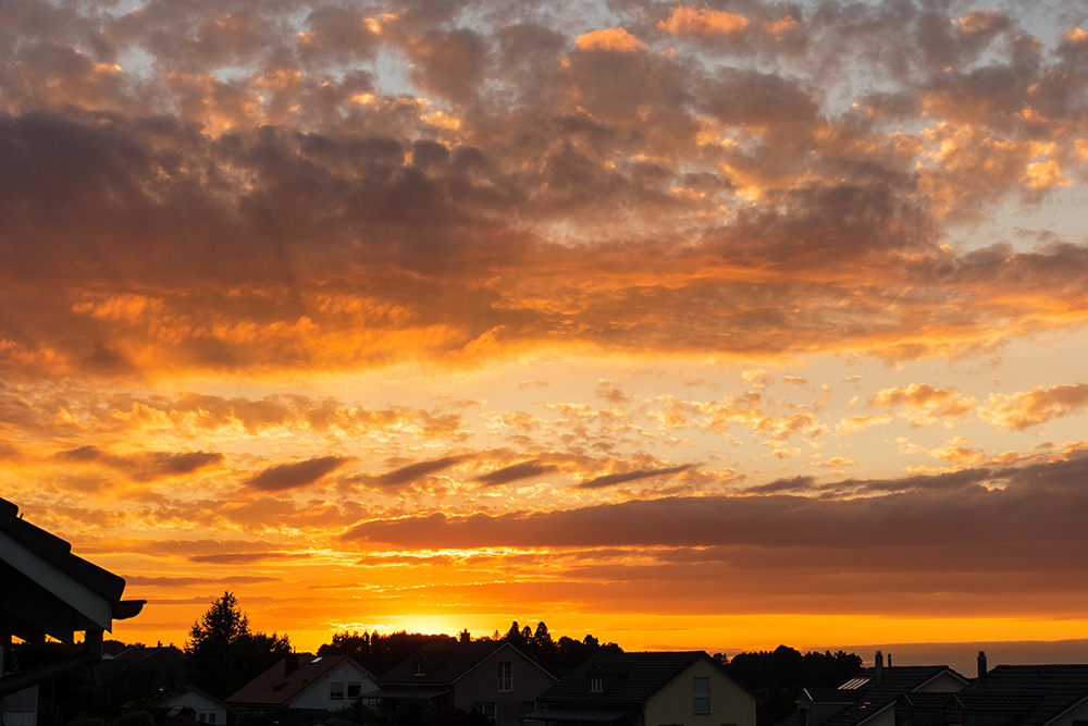 Sunset am längsten Tag des Jahres