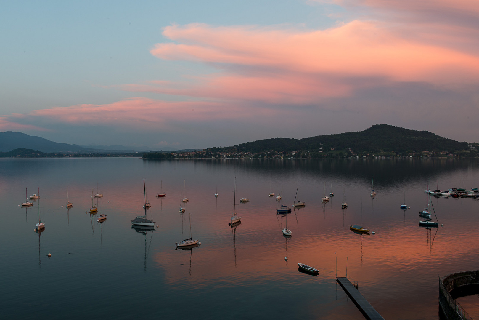 Sunset am Lago Maggiore