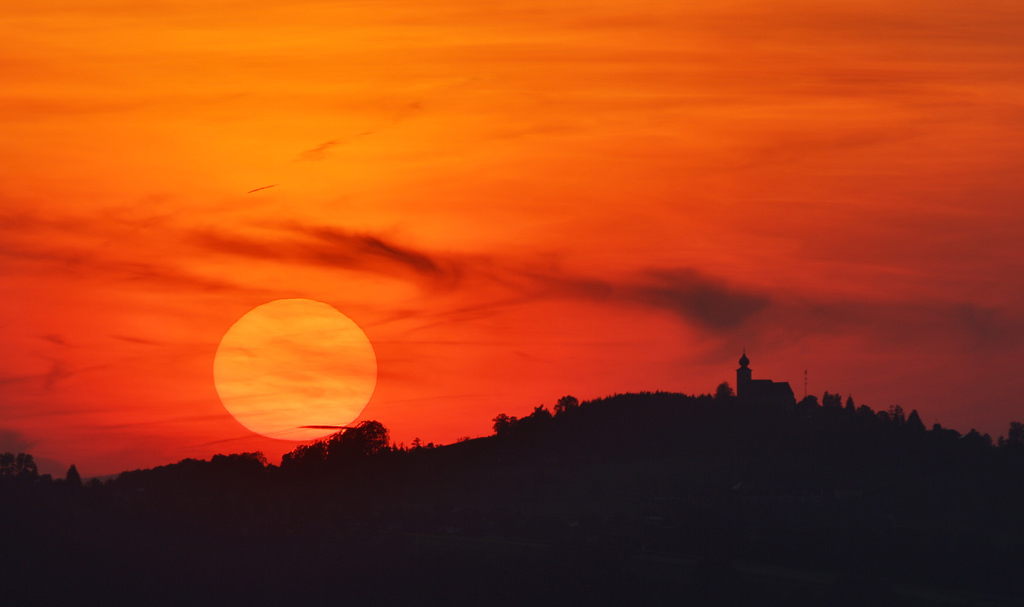 sunset am Magdalenaberg