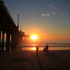 Sunset am Manhattan Beach