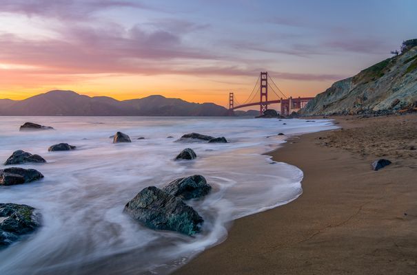 Sunset am Marshall´s Beach