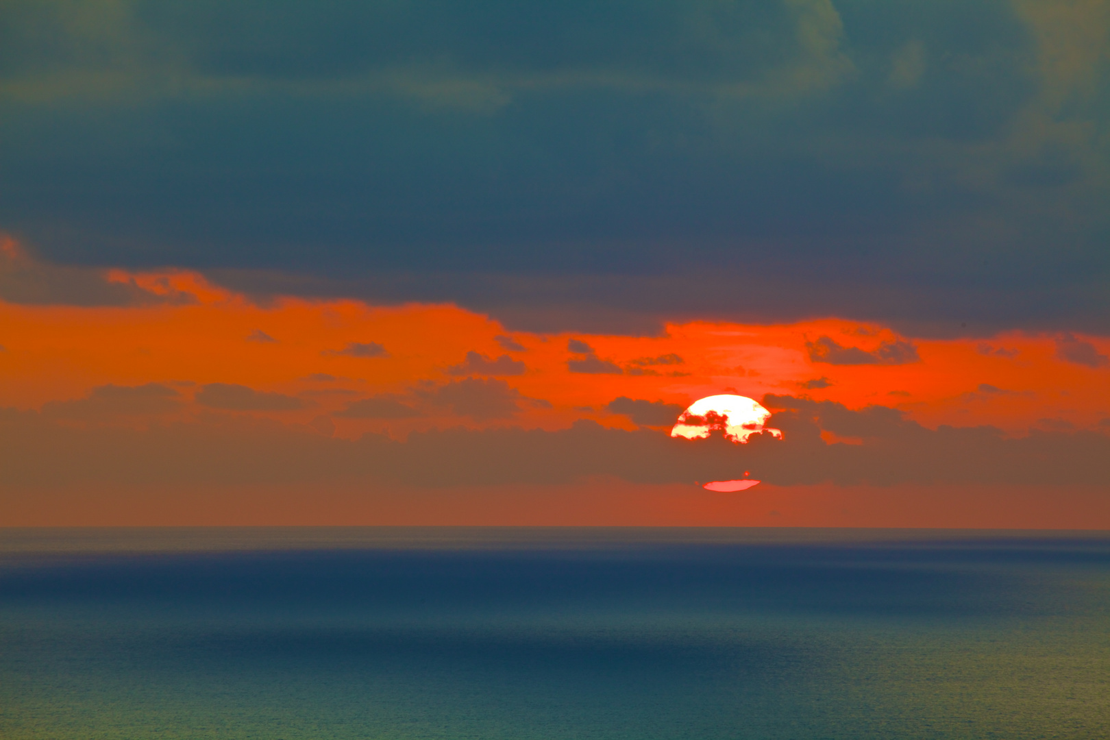 Sunset am Meer