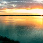 Sunset am Mekong