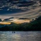 Sunset am Mekong