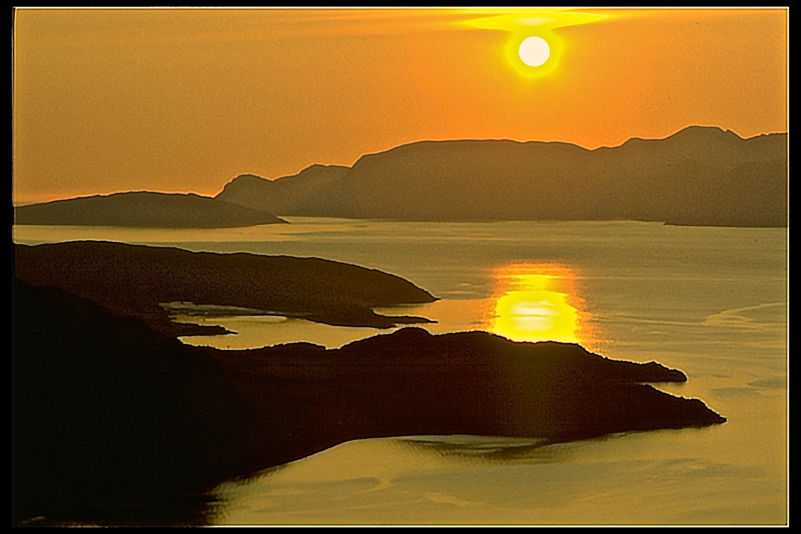 Sunset am Nordkap