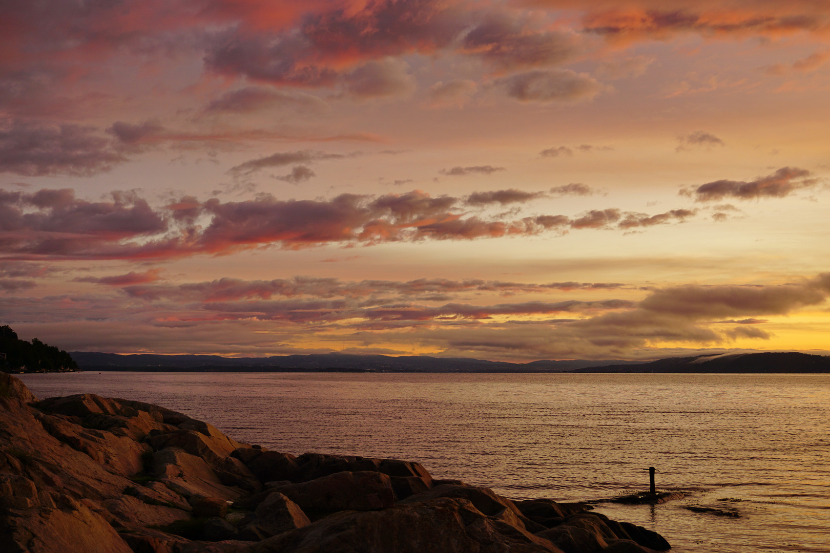 Sunset am Oslofjord