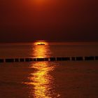 Sunset am Ostsee-Strand