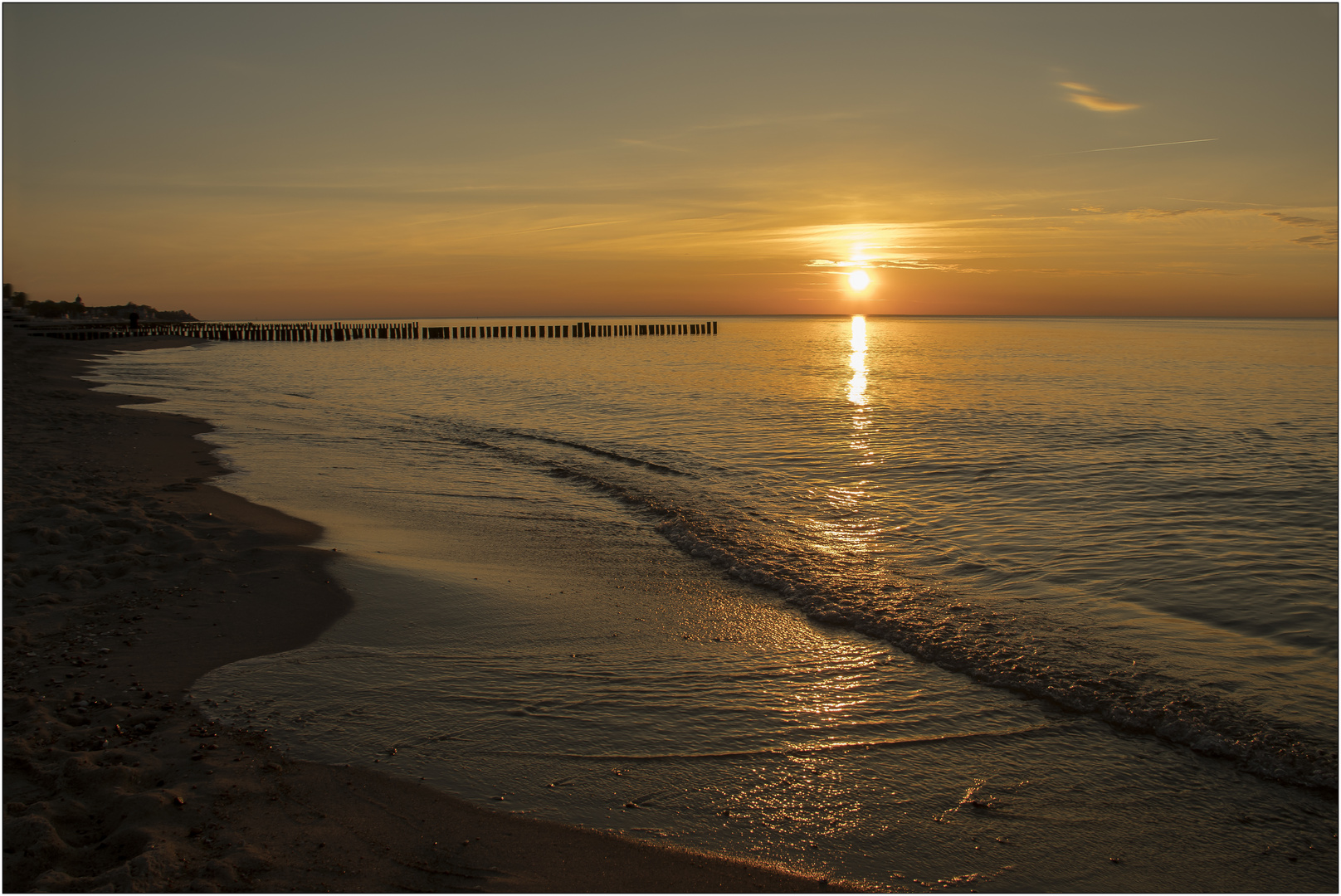 Sunset am Ostseestrand #1