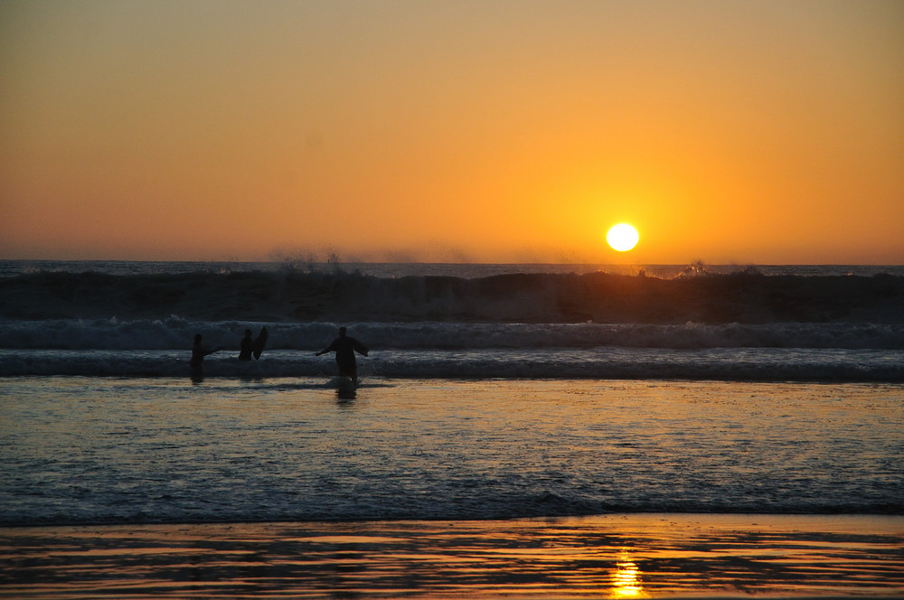 Sunset am Pacific Beach in San Diego