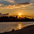 Sunset am Rhein