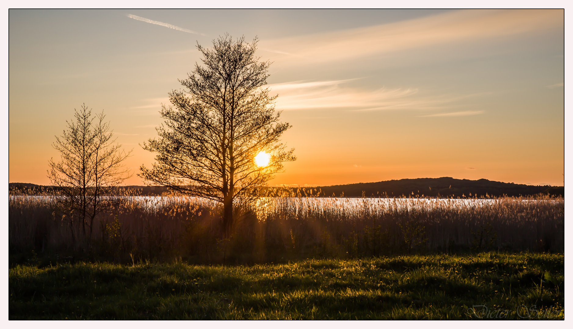 Sunset am See