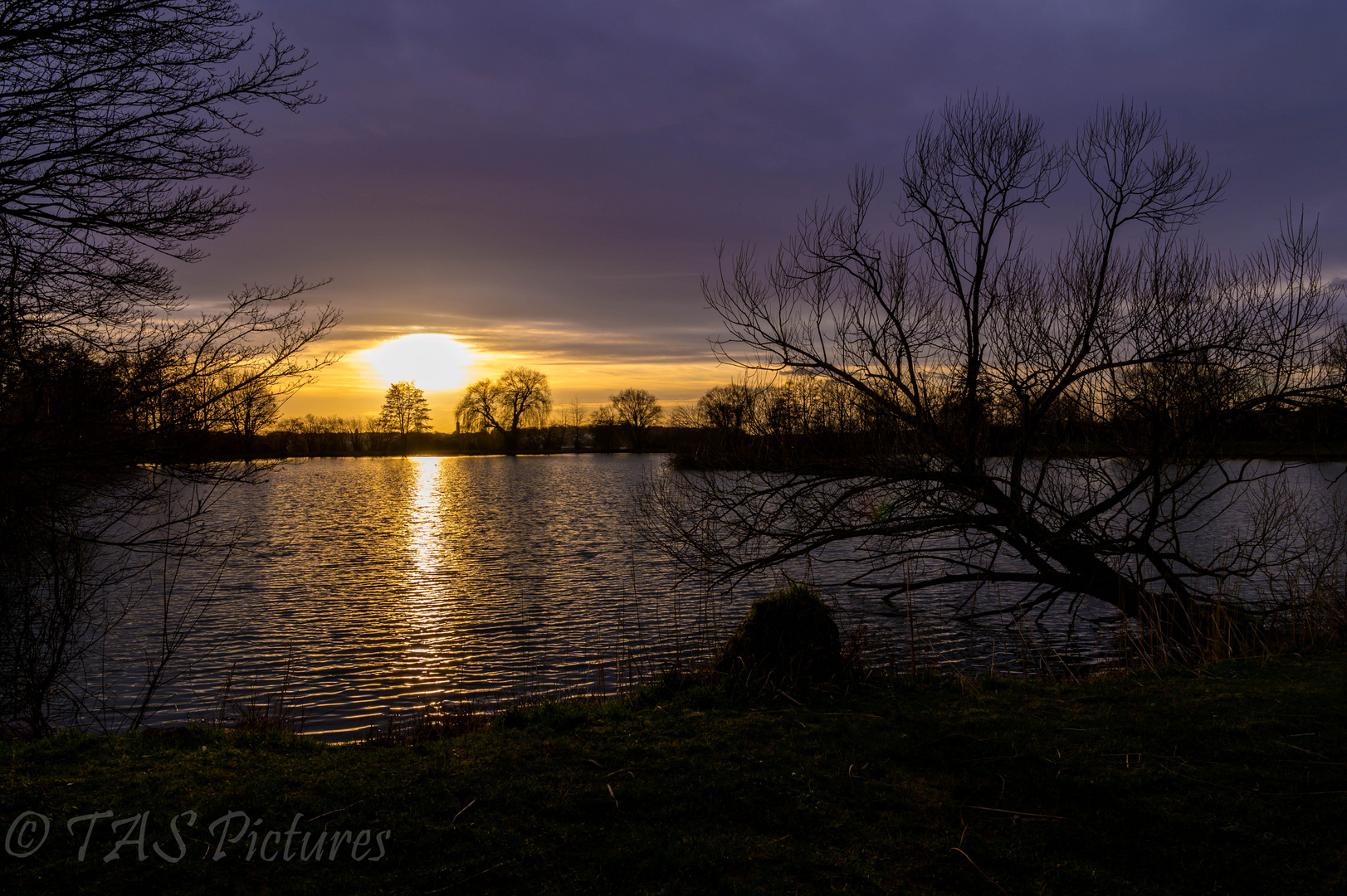 Sunset am See