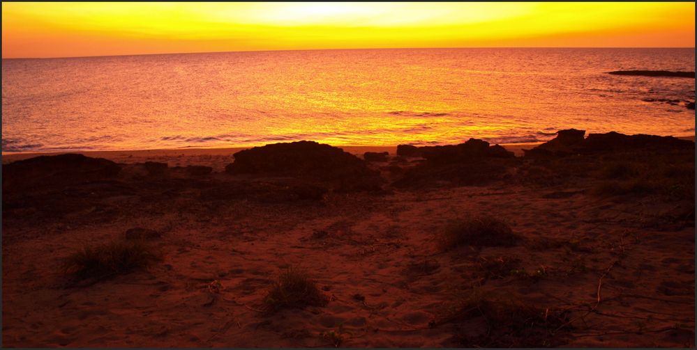 Sunset am Smith Point, Ngardimardi, Arnhemland (Aboriginal Country)