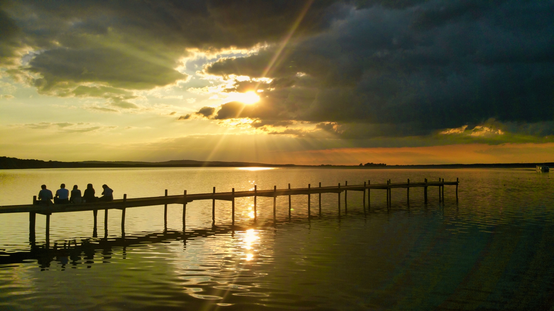 Sunset am Steinhuder Meer