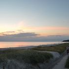 Sunset   am Strand Hiddensee