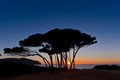 Sunset am Strand von Baratti