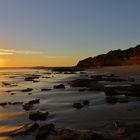 Sunset am Strand von Novo Scanti Petri