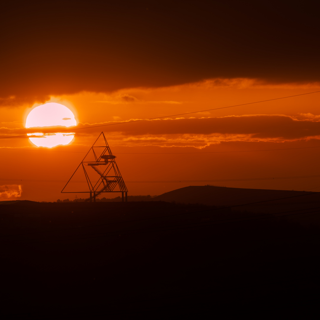 Sunset am Tetraeder 