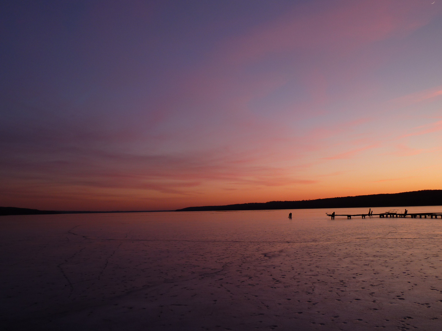 Sunset am Tollensesee