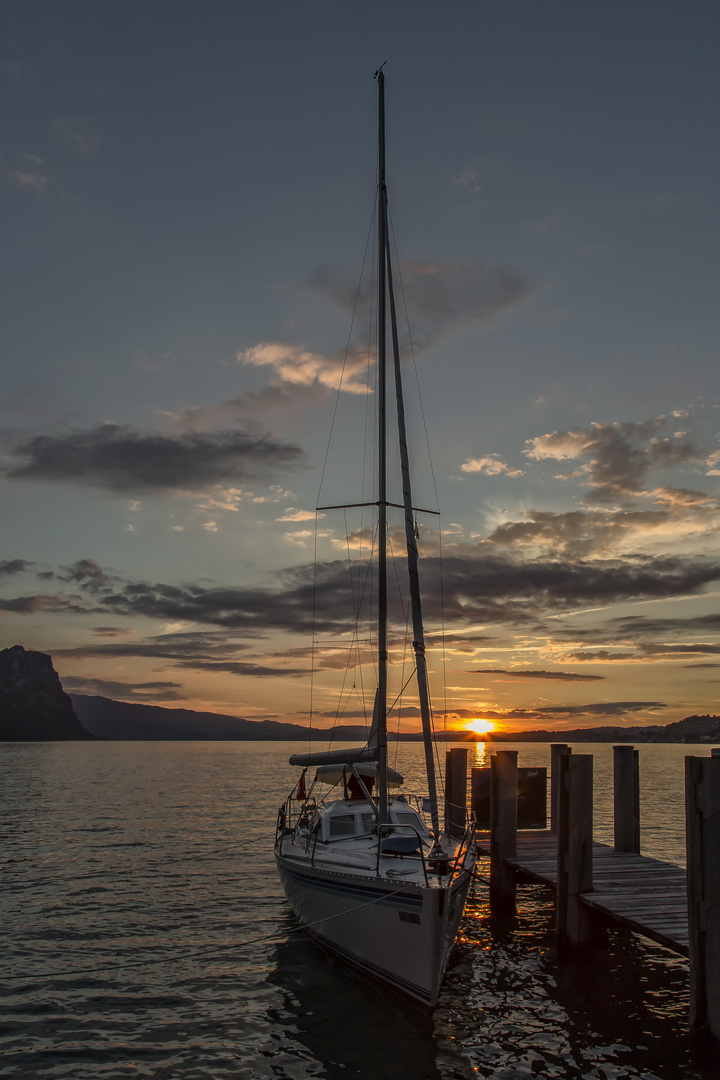 Sunset am Vierwaldstätter See 