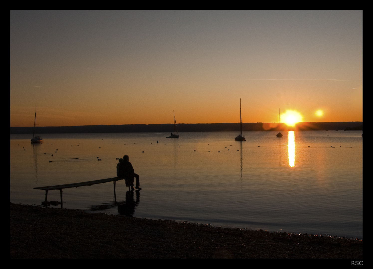 Sunset Ammersee