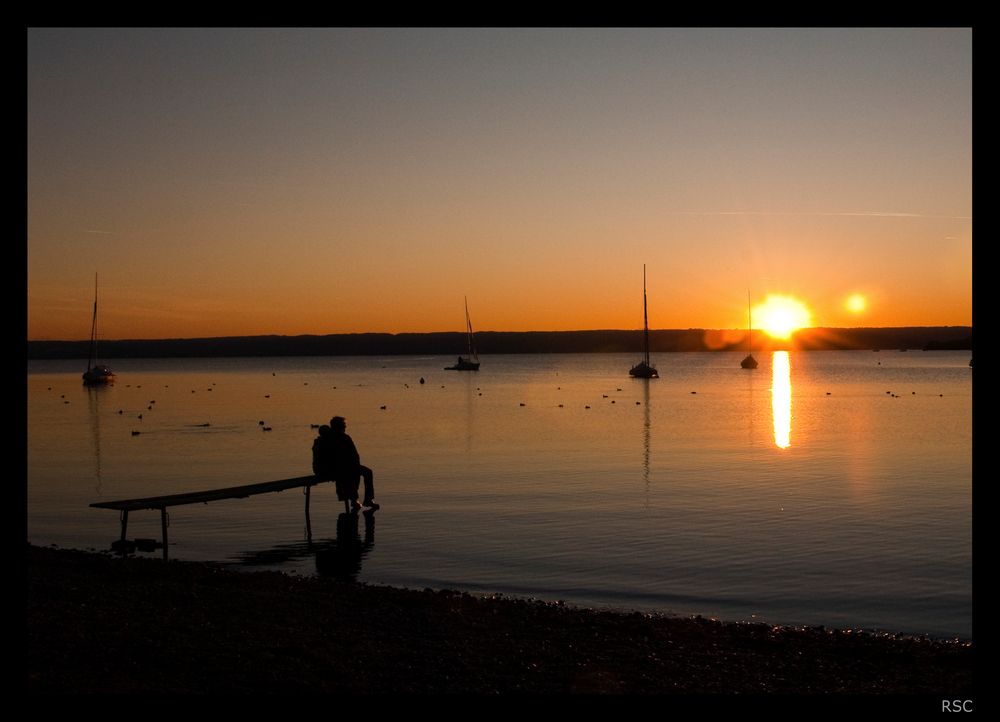 Sunset Ammersee