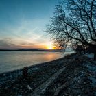 Sunset an der Elbe