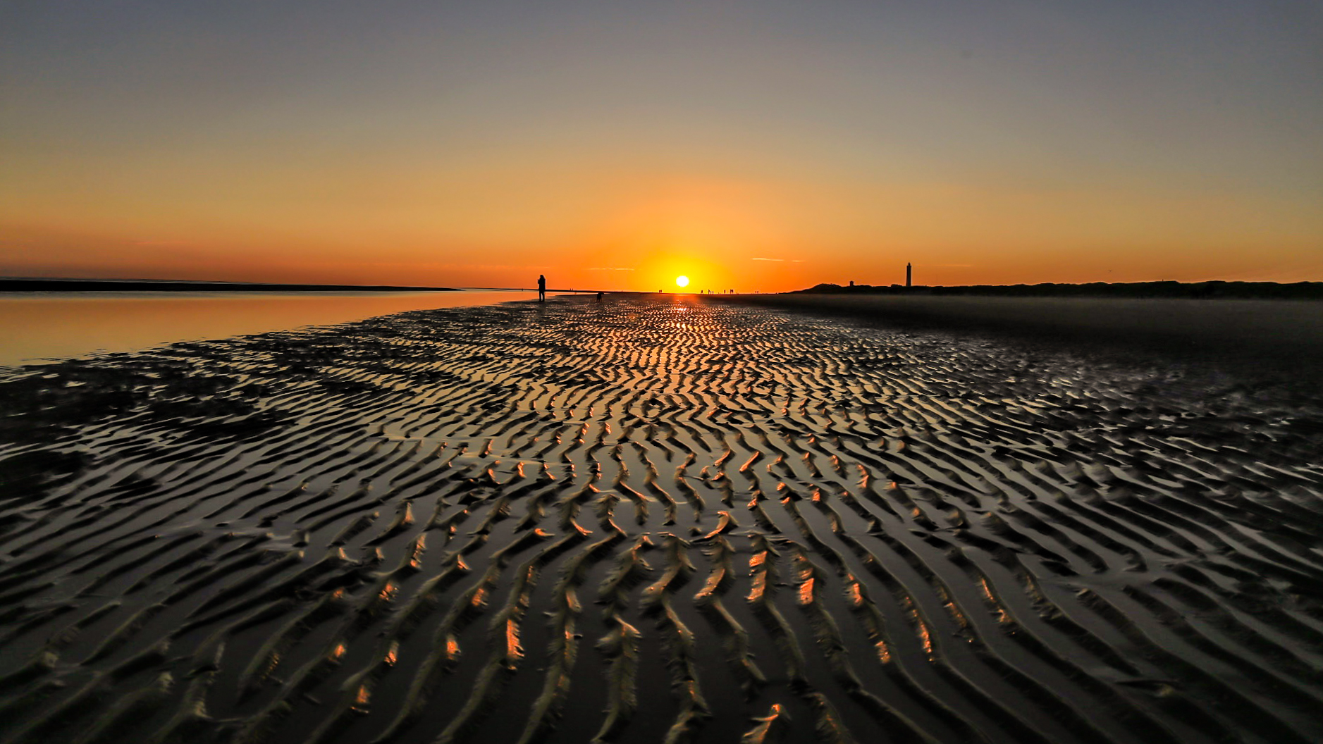 Sunset an der Nordsee