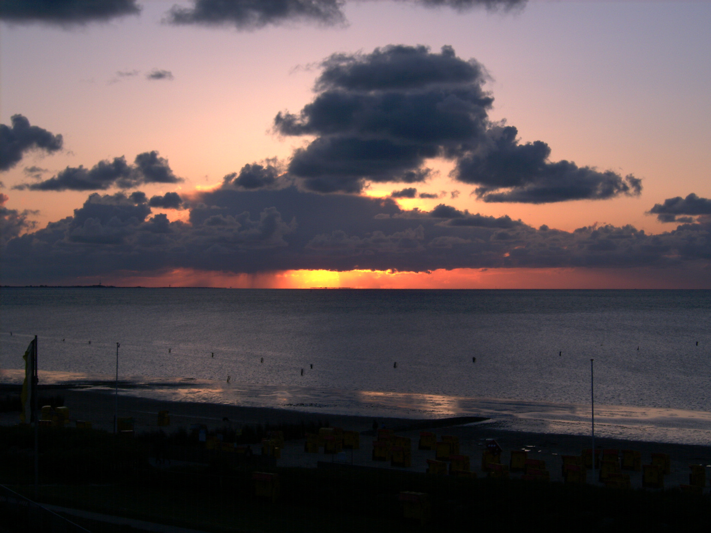 Sunset an der Nordsee