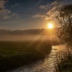 Sunset  an der Schwarzach