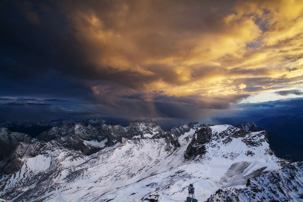 Sunset an der Zugspitze