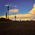 sunset and clouds