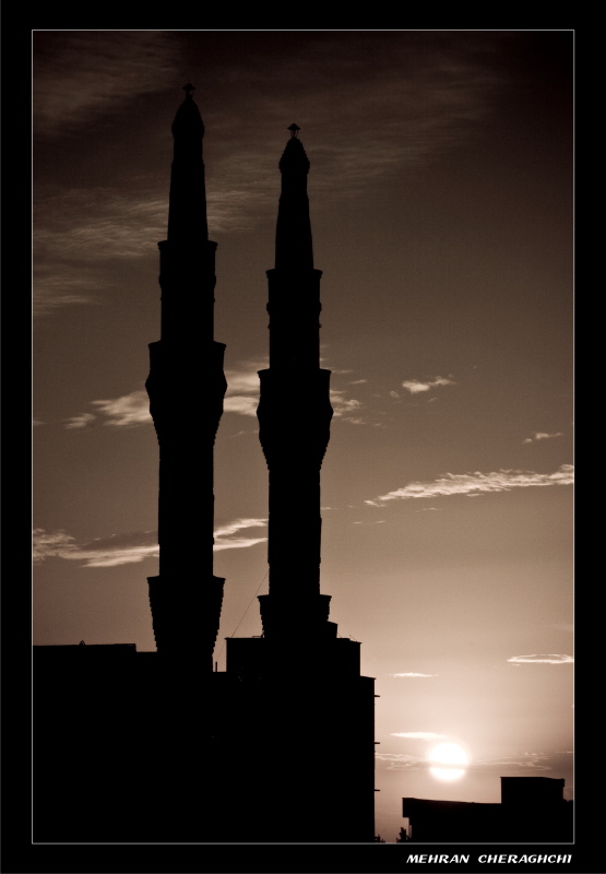 Sunset and Minarets