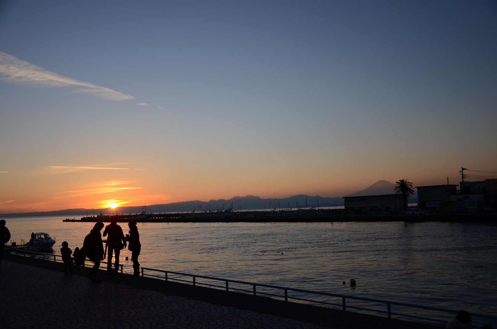 Sunset and Mt.Fuji