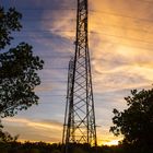 Sunset And Powerlines