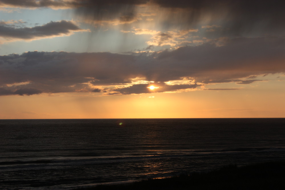 Sunset and Rain