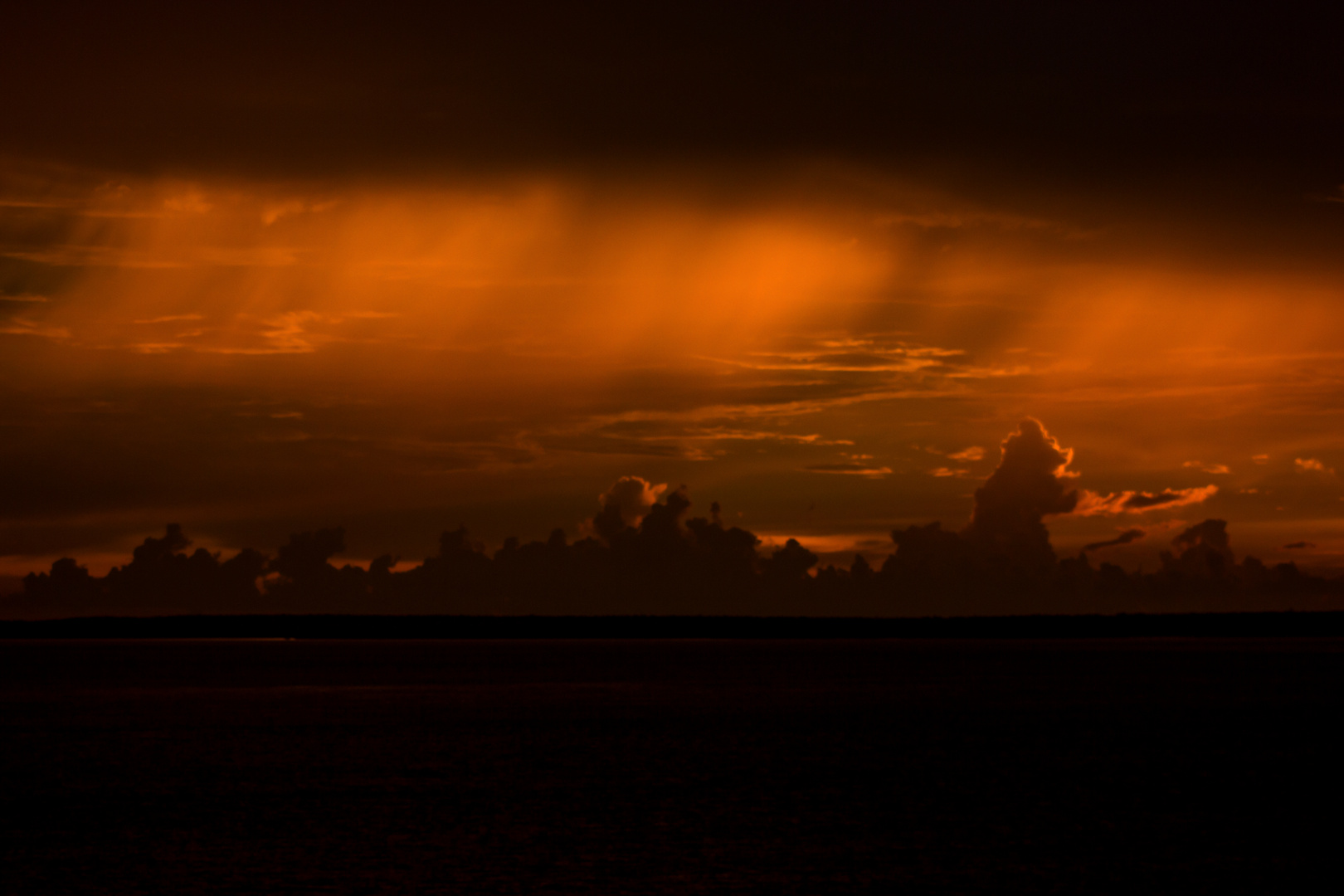 Sunset and Rain