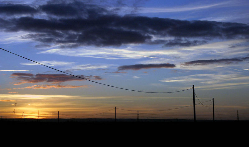 Sunset and sillouhette