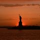 Sunset and Statue of Liberty...What a Sight